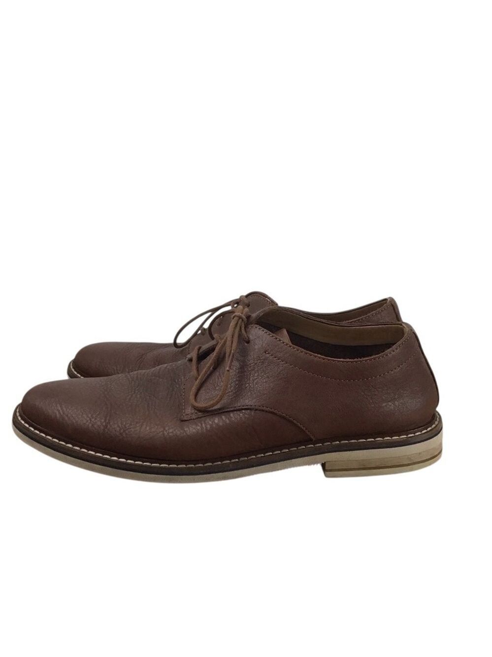 Bostonian Richelieu brown men derby dress shoes genuine Leather office ready 9